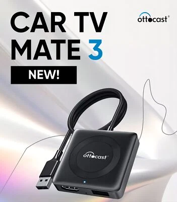Ottocast Car TV Mate Pro- HDMI Multimedia & Wireless CarPlay Adapter *US Stock - Image 1 of 4