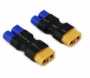 2x XT60 Buchse auf EC3 Stecker Adapterkabel Lipo Adapter Goldstecker 3,5mm Akku - Bild 1 von 3