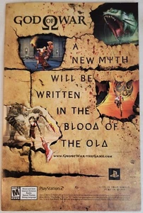 2005 God of War PS2 Playstation 2 Vintage Print Ad/Mini Poster  Promo Art - Picture 1 of 2