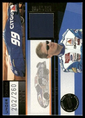 2003 Press Pass Eclipse Race Used Car Cover #UCO8 Jeff Burton /260 - Image 1 of 2