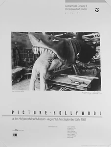 FINE ART POSTER/ "JAWS" by ANTHONY FRIEDKIN-SIGNED - Picture 1 of 4