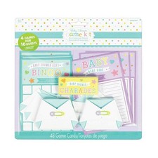 2 x Bumper Baby Shower Games Kits & 2 x Measuring Tape Games - Up to 32 Guests!
