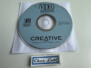 Microsoft - Video For Windows - Creative Labs - PC - CD Seul - 1993 - Photo 1/1
