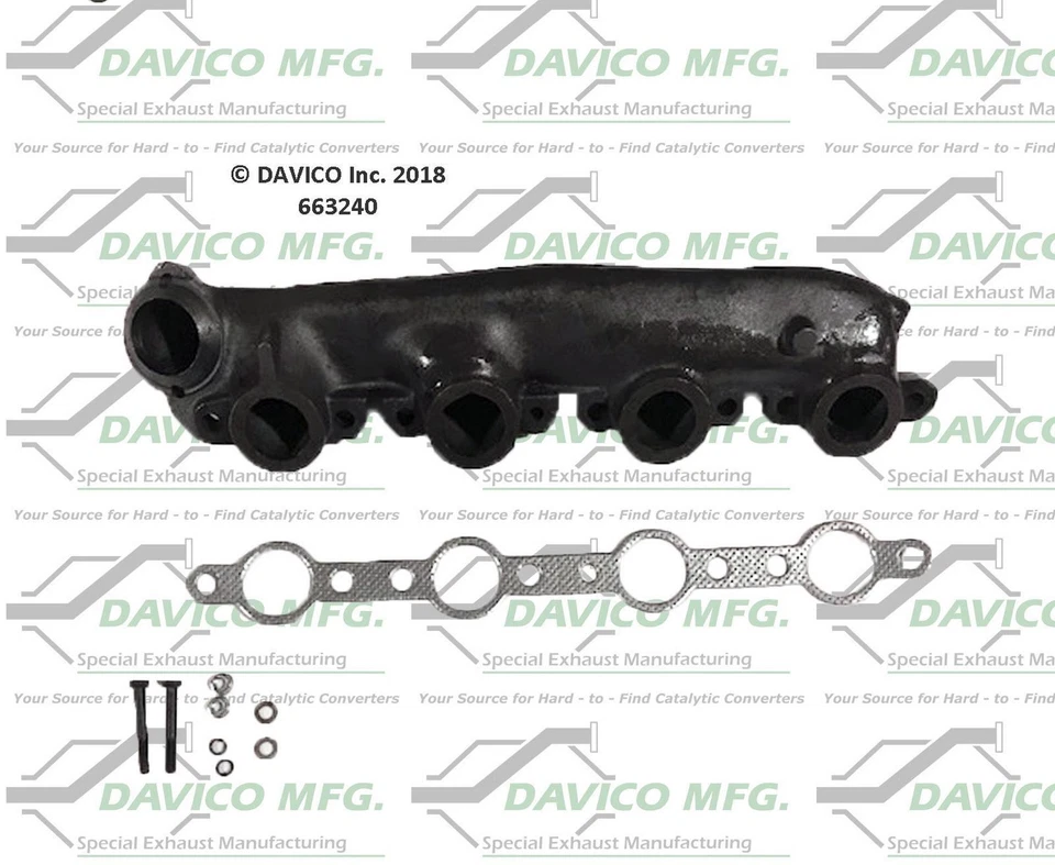 Exhaust Manifold Fits 1999 2000 2001 2002 Ford F-550 Super Duty Turbo 7.3L V8 DI - Image 1 of 3