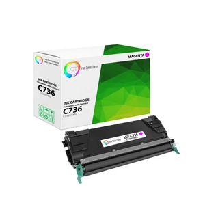 Tóner compatible magenta premium TCT C736H1MG para Lexmark C734 C736 C738 - Imagen 1 de 6