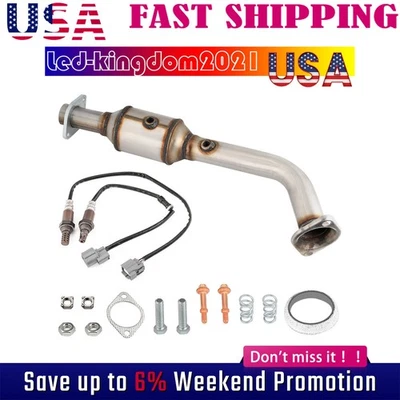 NUEVO CONVERTIDOR CAT CON SENSORES DE O2 SE ADAPTA A HONDA ELEMENT 2.4L 2003-2011 EE. UU. 9 Foto 1 de 4