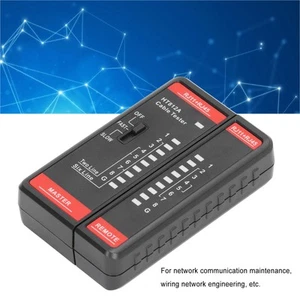 Network Cable Tester RJ11RJ45 Split Design Easy To Use Telephone Line Test Tool - Afbeelding 1 van 12
