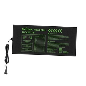 Seedling Heat Mat 10" x 20.75" Warm Hydroponic Heating Pad Waterproof for - Picture 1 of 7