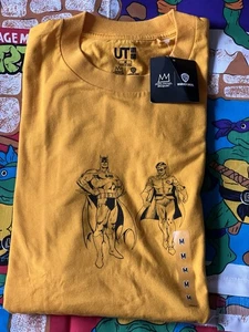 *Uniqlo Jean-Michel Basquiat Batman & Robin DC Warner Bros Shirt - Men's Siz MED - Picture 1 of 5