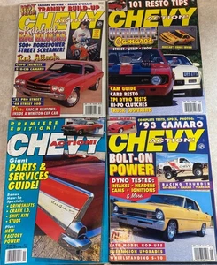 VTG 1990s Chevy Action Automotive Magazines Lot Of 4 - Picture 1 of 6