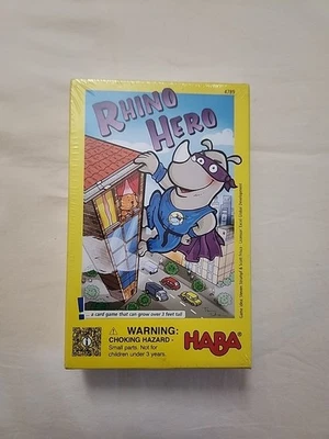 HABA Rhino Hero 3D Card Stacking Game - Image 1 of 4