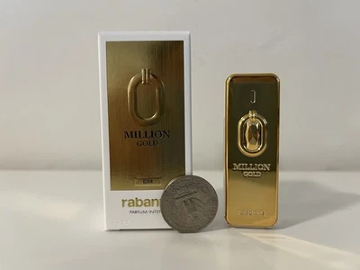 RABANNE MILLION GOLD ELIXIR Perfume Intenso Mini Dabber 5 ml/0,17 oz Nuevo en caja Foto 1 de 3