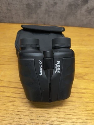 Tasco Compact Zoom Binoculars  Fully Coated 7x15x25 MM with Case - Image 1 of 4