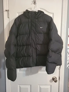 Nike Therma-FIT Metro Puffer Women’s Size XXL Black Hooded Jacket HF7898-010 New - Picture 1 of 5