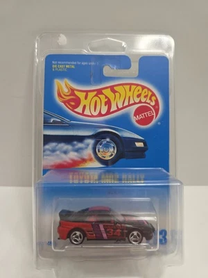 1992 Hot wheels Black Toyota MR2 Rally #233 1/64 Scale W/Protector 3 Spoke - Image 1 of 4