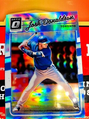 2017 Donruss Optic Baseball Holo #150 Josh Donaldson  V13 JAYS MLB CARDS - Image 1 of 2