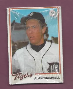 1978 BURGER KING DETROIT TIGERS 4 CARD CELLO PACK ALAN TRAMMELL ROOKIE SHOWING - Picture 1 of 2