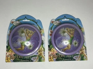 Disney Fairies Tinkerbell Battery Powered Push Light by Idea Nuova - Lot of 2 - Foto 1 di 6