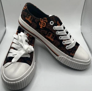 Foco mehrfarbige San Francisco Giants MLB Schnürschuhe Sneaker Damenschuhe Größe 6 - Bild 1 von 9