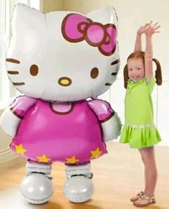 Huge Hello Kitty Birthday Party Balloon 3 1/2 FT Tall !! New - Picture 1 of 2