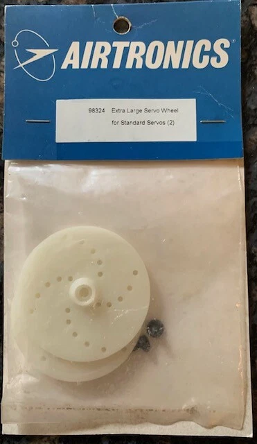 Airtronics 98324 X-Large Servo Wheel For Standard Servo 2 Pack NIP - Image 1 of 1