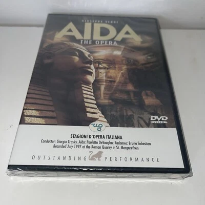 Giuseppe Verdi Aida The Opera DVD Region 2 Recorded July 1997 Roman Quarry NEW - Image 1 of 2