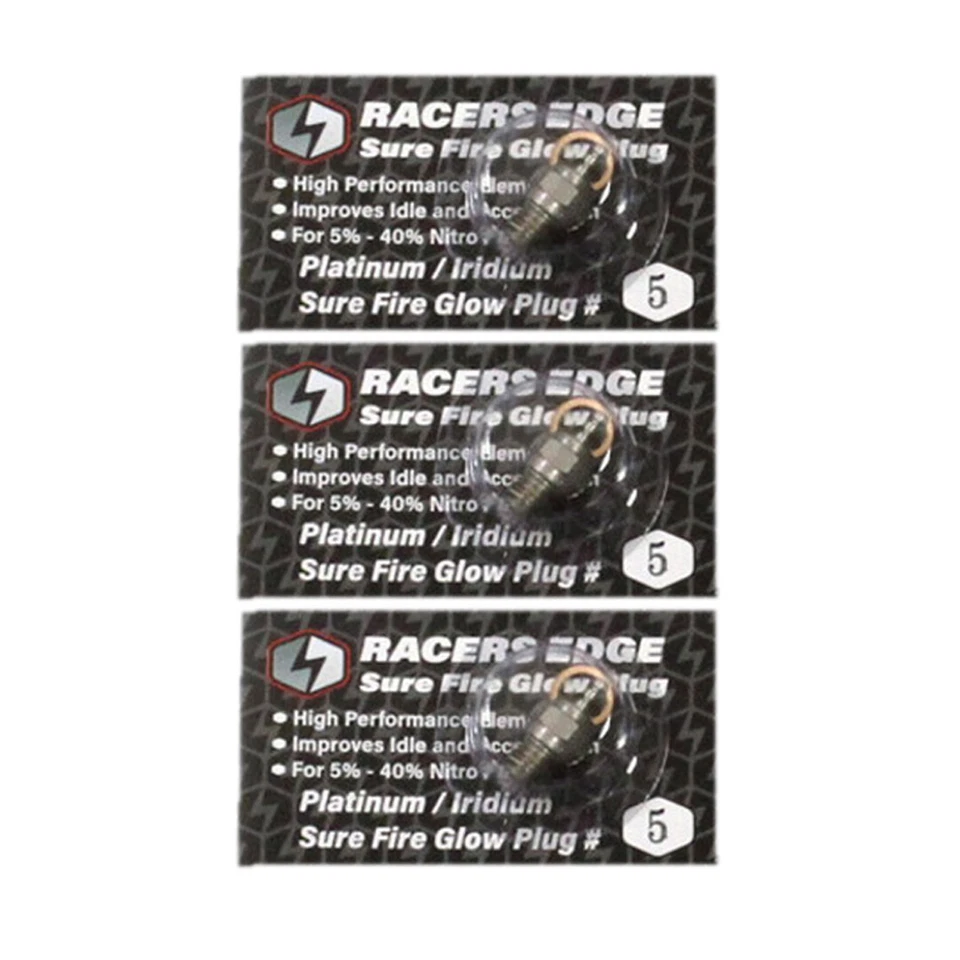 Racers Edge RCESF5 Sure Fire #5 Glow Plug Cold (3) - Image 1 of 1