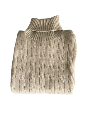 Vestido Suéter Ralph Lauren Colección Etiqueta Negra Cachemira Sin Mangas Tostado Grande Foto 1 de 4