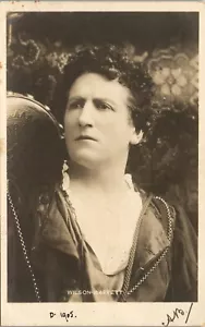 RPPC Postcard Wilson Barrett 1905 Theatre Manager Playwright English Actor - Picture 1 of 3