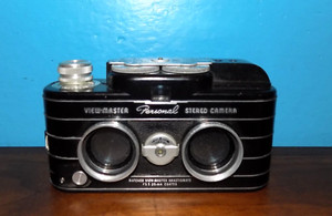 View-Master Personal Stereo Camera 25mm f/3.5 Matched Lenses Good Condition