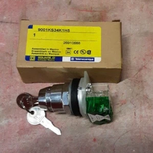Interruptor de llave de 2 posiciones Schneider 9001KS34K1H5 - Imagen 1 de 1