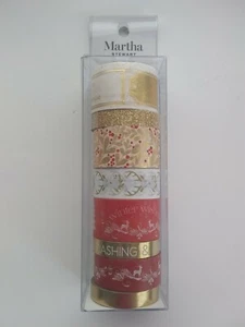 Martha Stewart Washi Tape-Christmas Assorted Red and Gold  - Picture 1 of 5