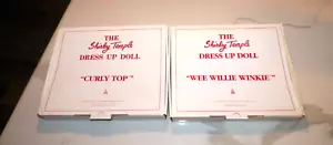 DANBURY MINT SHIRLEY TEMPLE DRESS UP OUTFITS  2 CURLY TOP WEE WILLIE WINKIE NIB - Picture 1 of 4