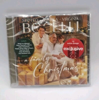 Andrea Bocelli, Matteo Bocelli, A Family Christmas Target Exclusive comes boxed Foto 1 de 4