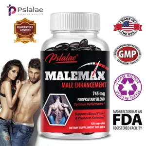 Malemax Male Enhancement 745mg - Booster Testosterone - Maca, Tribulus, Ginseng - Foto 1 di 8