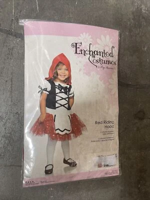 ADORABLE RED RIDING HOOD CHILD HALLOWEEN COSTUME TODDLER SIZE X-SMALL 3T-4T - Image 1 of 2