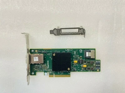 LSI SAS 9207-4i4e SAS HBA 6Gbps PCI-E 3.0 P20 IT Mode for ZFS FreeNAS unRAID - Image 1 of 4
