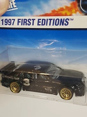 1997 Hot Wheels First Editions #10 or 12 Cars  Mercedes C Class #516 Black Open Foto 1 de 4