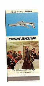 Vintage Matchbook NORTHEAST AIRLINES Corvair 880 Lounge jet to Florida - Picture 1 of 2