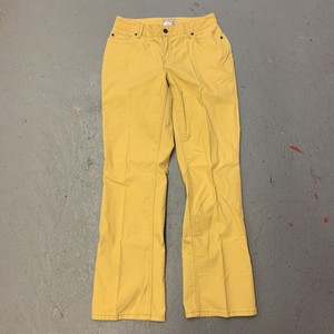 Corduroy Yellow Regular Size Pants for 