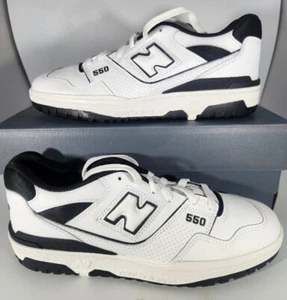 New Balance 550 White Black | Men's Size 8.5 BB550HA1 | 100% Authentic NEW Panda - Picture 1 of 4