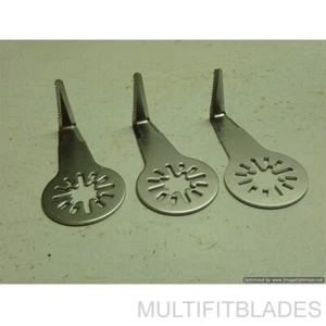 3 x 1 Zoll "L" Form Windschutzscheibe Entfernung Messer Klinge passt älteren Dremel, Handwerker - Bild 1 von 1