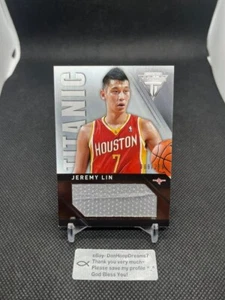 2013-14 Panini Titanium Patch Titanic JEREMY LIN #009/299 - Picture 1 of 2