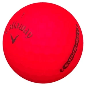 36 pelotas de golf recicladas Callaway súper rápidas rojas mate con gorra Intech sombrero de golf - Imagen 1 de 2