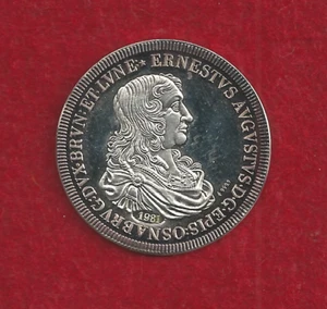 BRAUNSCHWEIG-LÜNEBURG: ERNST AUGUST (1662 - 1698) 1/4 REICHSTALER 1662 (NP 1981) - Bild 1 von 2