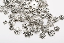 150pcs Mixed Tibet Silver Beads Spacer For Jewelry making European Bracelet
