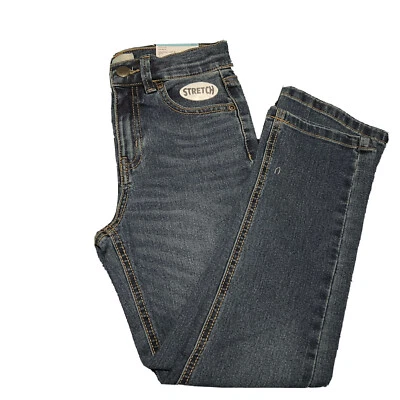 Toughskins Jeans 7X Slim Boys Blue Denim Relax Straight Leg School Home Outdoors - Image 1 of 2