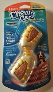 Brand NEW! Hartz Chew 'n Clean Dental Bacon Flavored Dog Treat & Chew Toy (Med)