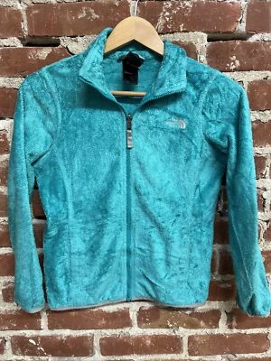 Vellón North Face verde azulado mediano T30 para niñas Foto 1 de 3