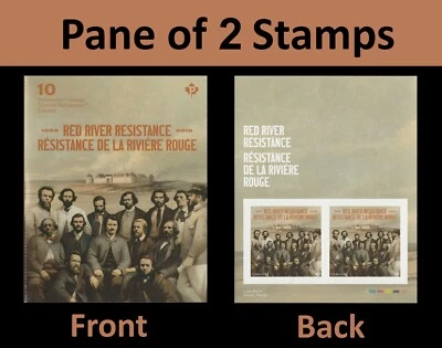 Canada 3204 Red River Resistance P pane 2 MNH 2019 - Image 1 of 3